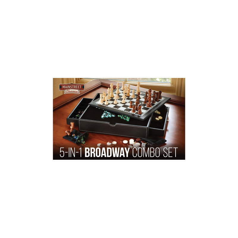 Main Street Classics Mainstreet Classics Broadway 5-in-1 Chess